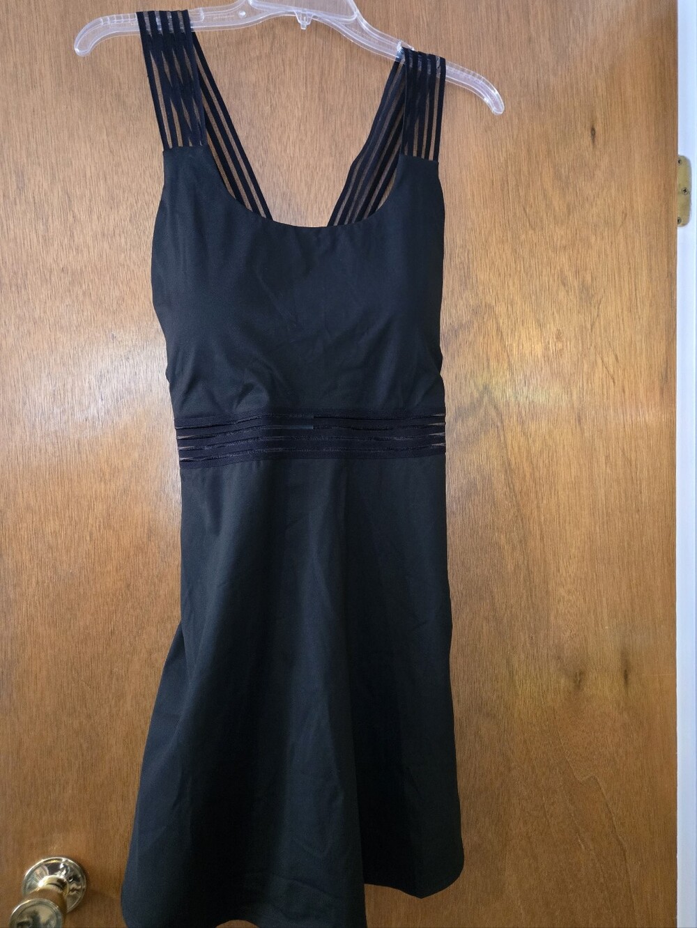 NWT Halara Black Cross Back Athletic Dress XL